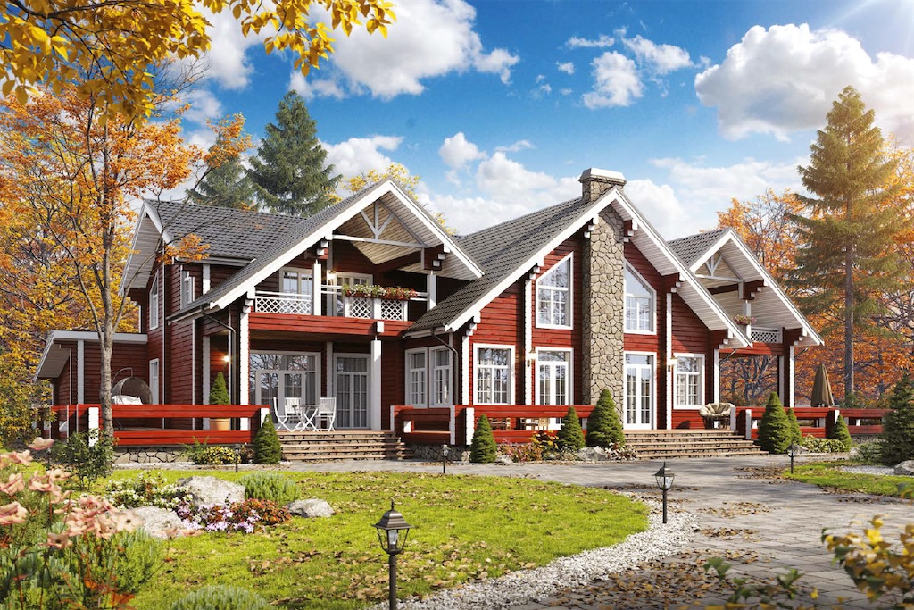 Massive DIY Cabin Kit To Build Your Own Home