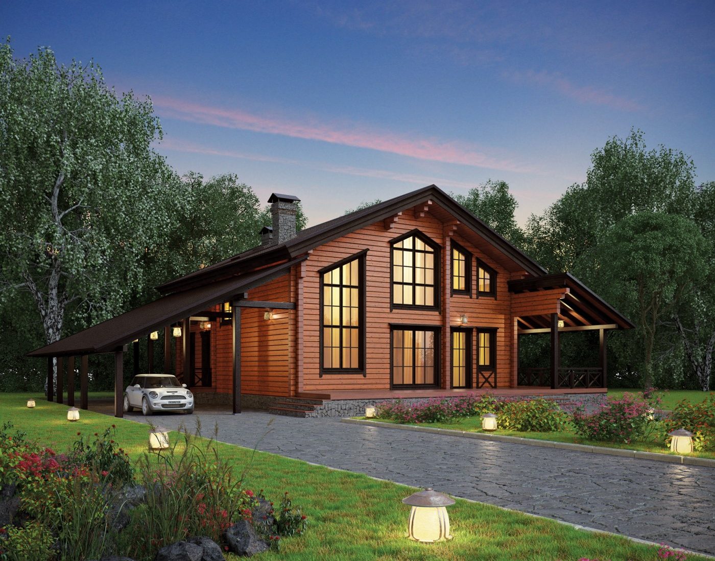 Massive DIY Cabin Kit To Build Your Own Home