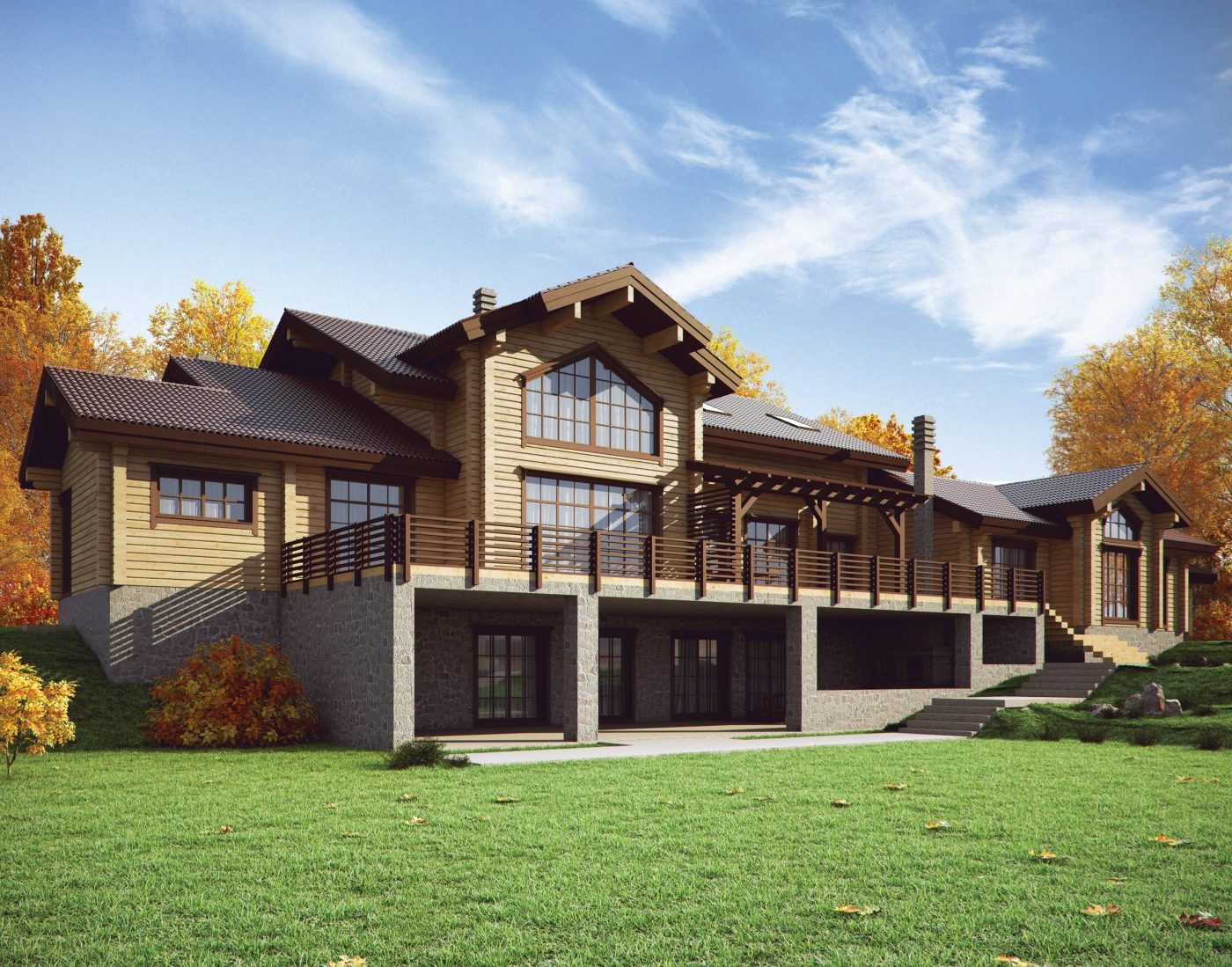Massive DIY Cabin Kit To Build Your Own Home