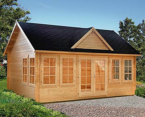 DIY Backyard Guest House That Can Be Built In 8 Hours - Allwood DIY cabin, pool house, garden house, studio