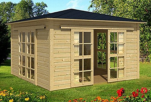 DIY Backyard Guest House That Can Be Built In 8 Hours - Allwood DIY cabin, pool house, garden house, studio