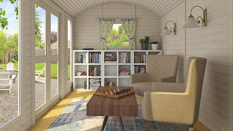 DIY Backyard Guest House That Can Be Built In 8 Hours - Allwood DIY cabin, pool house, garden house, studio