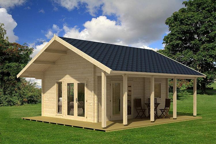 DIY Backyard Guest House That Can Be Built In 8 Hours - Allwood DIY cabin, pool house, garden house, studio