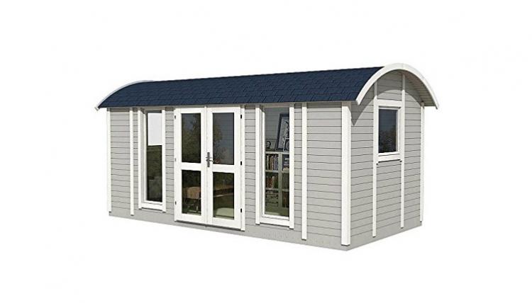 DIY Backyard Guest House That Can Be Built In 8 Hours - Allwood DIY cabin, pool house, garden house, studio