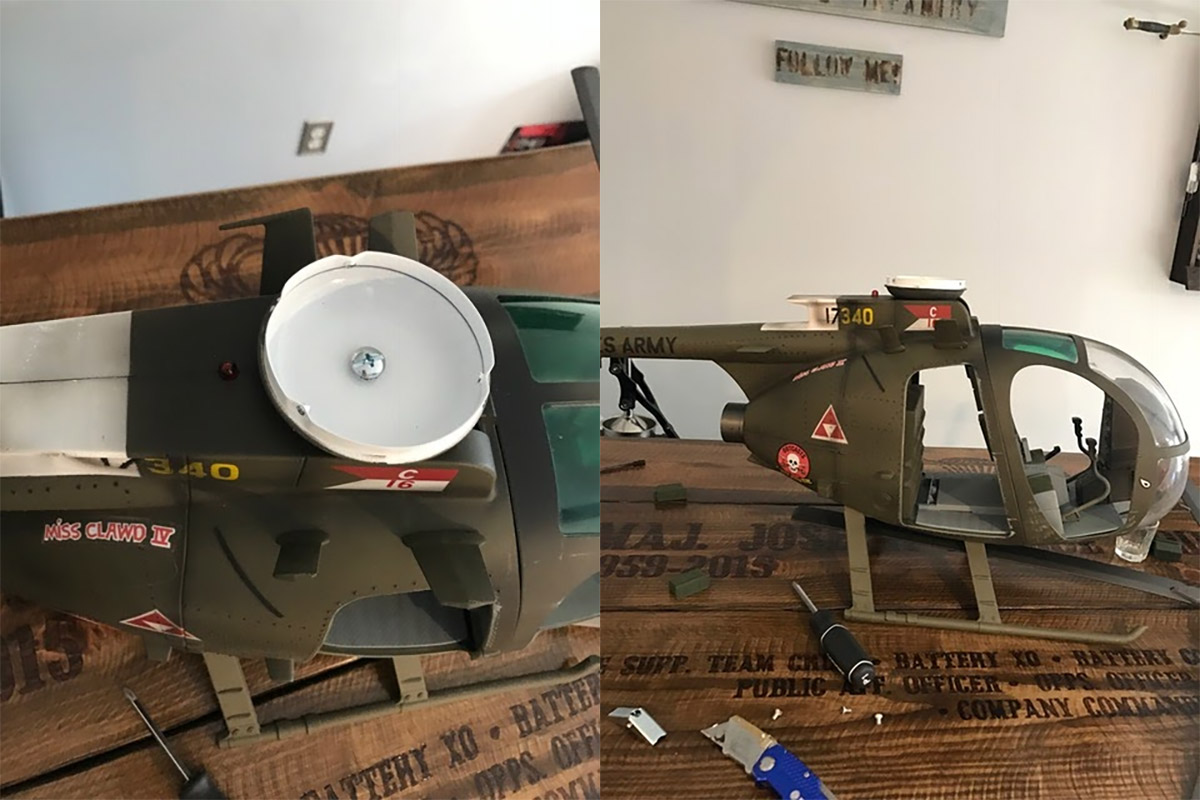 DIY Helicopter Ceiling Fan - How to turn your ceiling fan into a helicopter