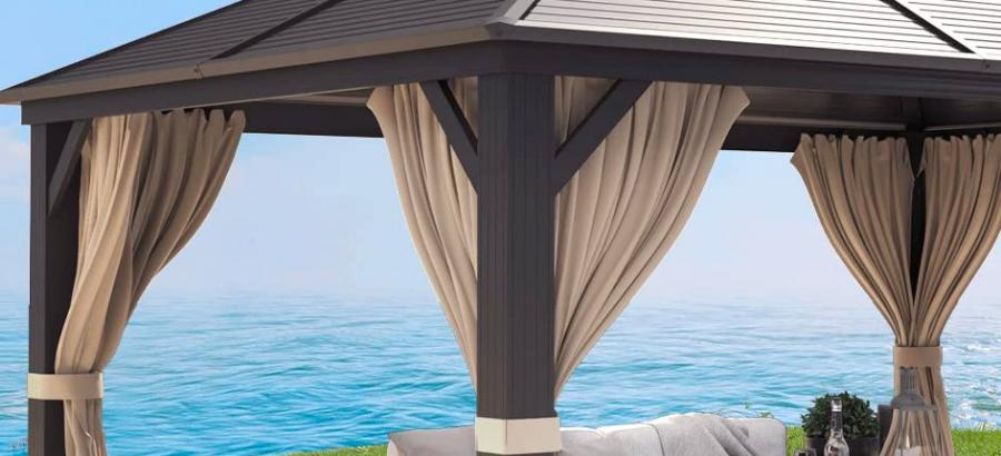 Giant DIY Metal Top Gazebo