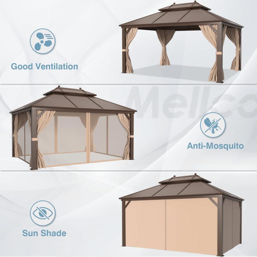 Giant DIY Metal Top Gazebo