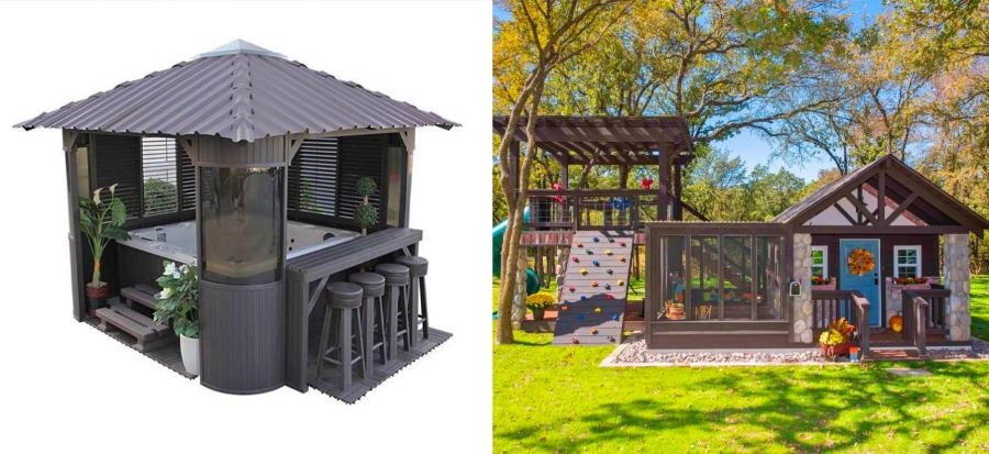 Giant DIY Metal Top Gazebo
