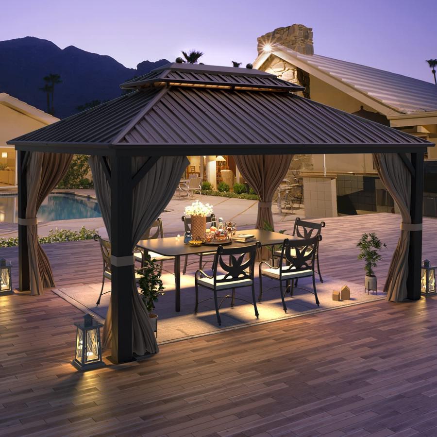 Giant DIY Metal Top Gazebo