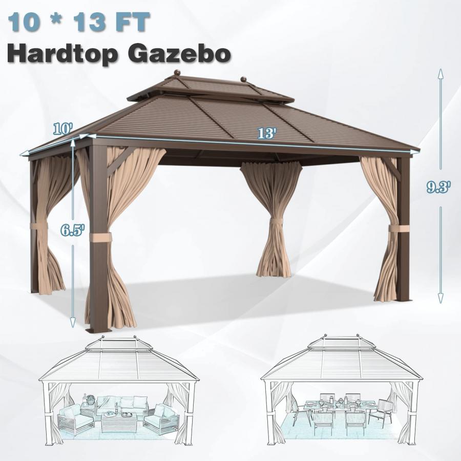 Giant DIY Metal Top Gazebo