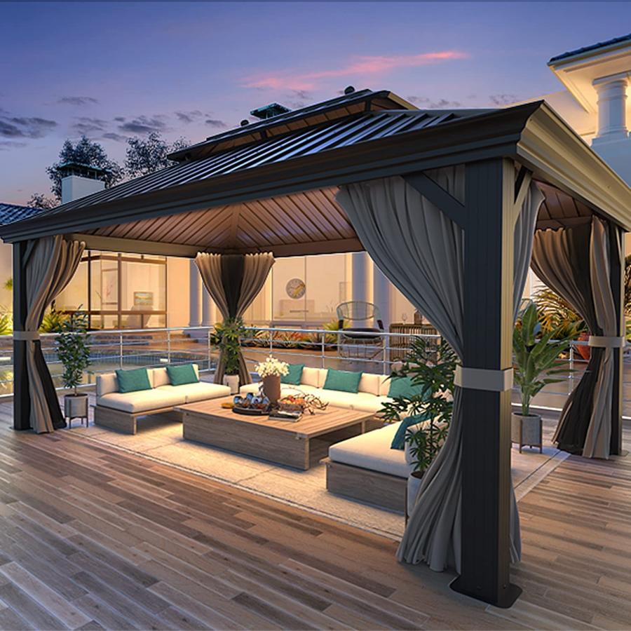 Giant DIY Metal Top Gazebo