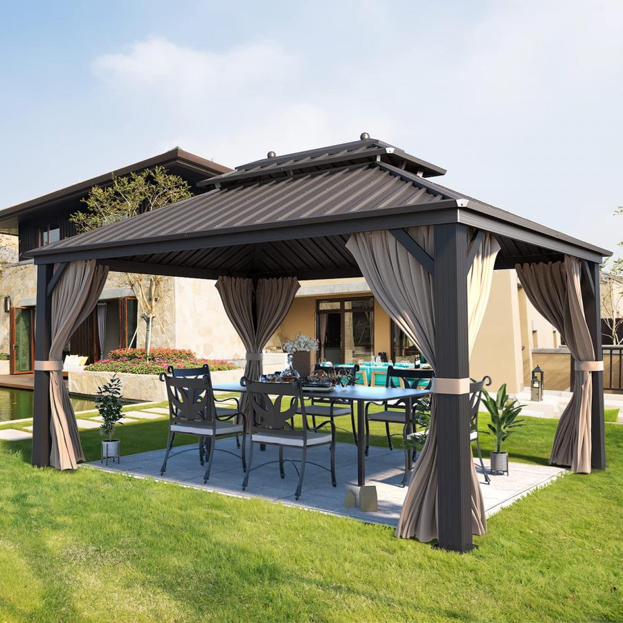 Giant DIY Metal Top Gazebo