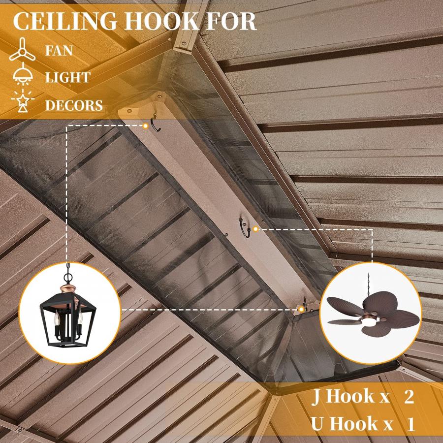 Giant DIY Metal Top Gazebo