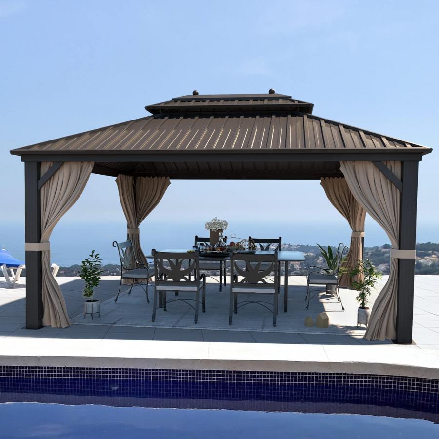 Giant DIY Metal Top Gazebo