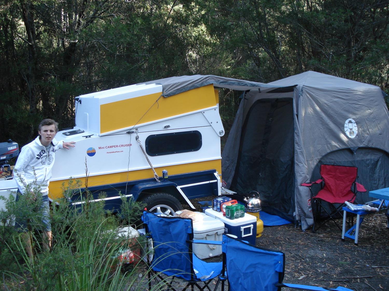 DIY Micro-Camper Converts Into a Boat - Mini CAMPER-CRUISER