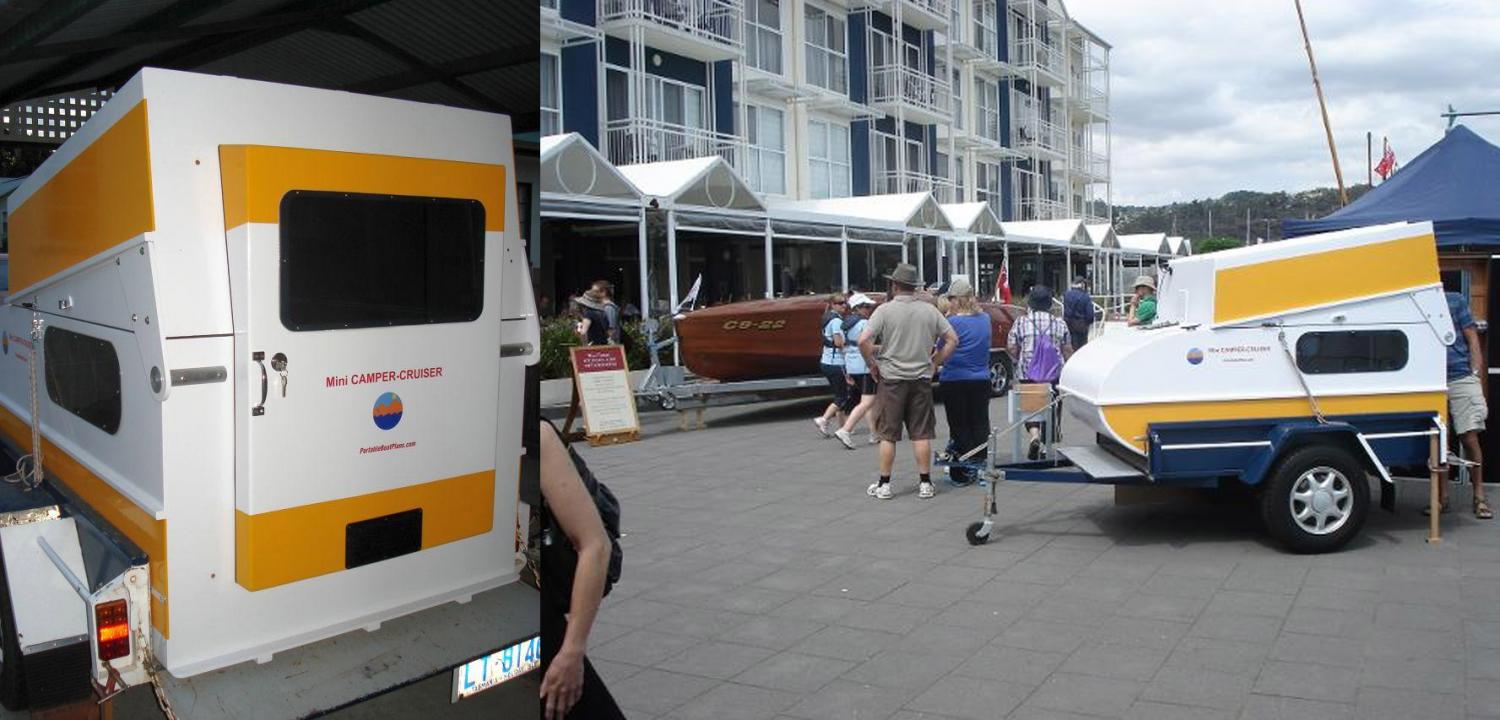 DIY Micro-Camper Converts Into a Boat - Mini CAMPER-CRUISER