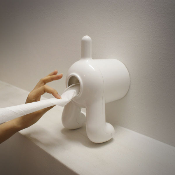 Dog Butt Toilet Paper Dispenser