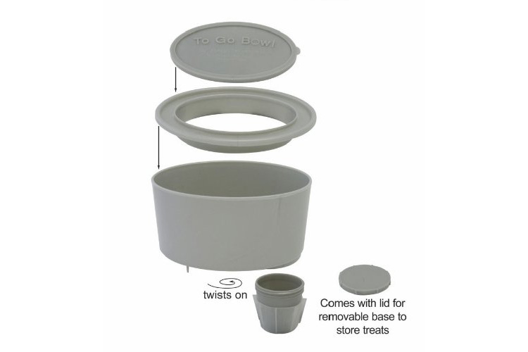 To Go Bowl - Travel Car Water Bowl For Dogs - Fits Into Cars Cupholder