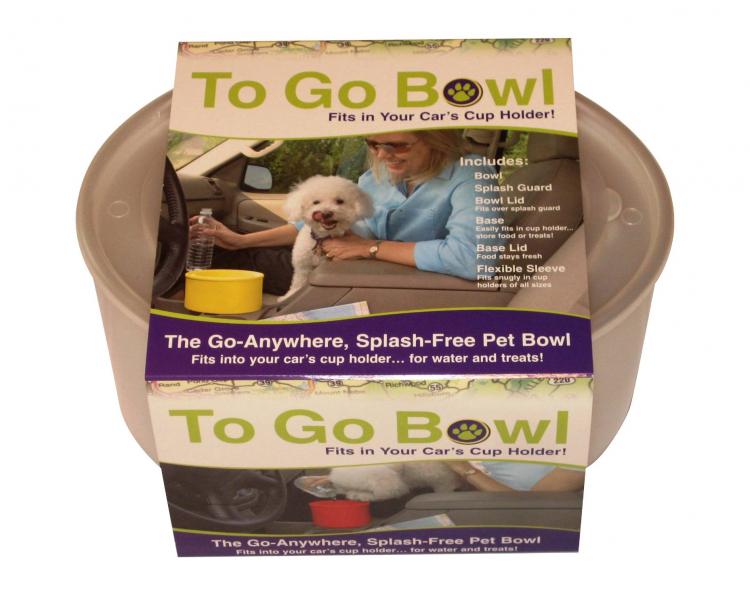 To Go Bowl - Travel Car Water Bowl For Dogs - Fits Into Cars Cupholder