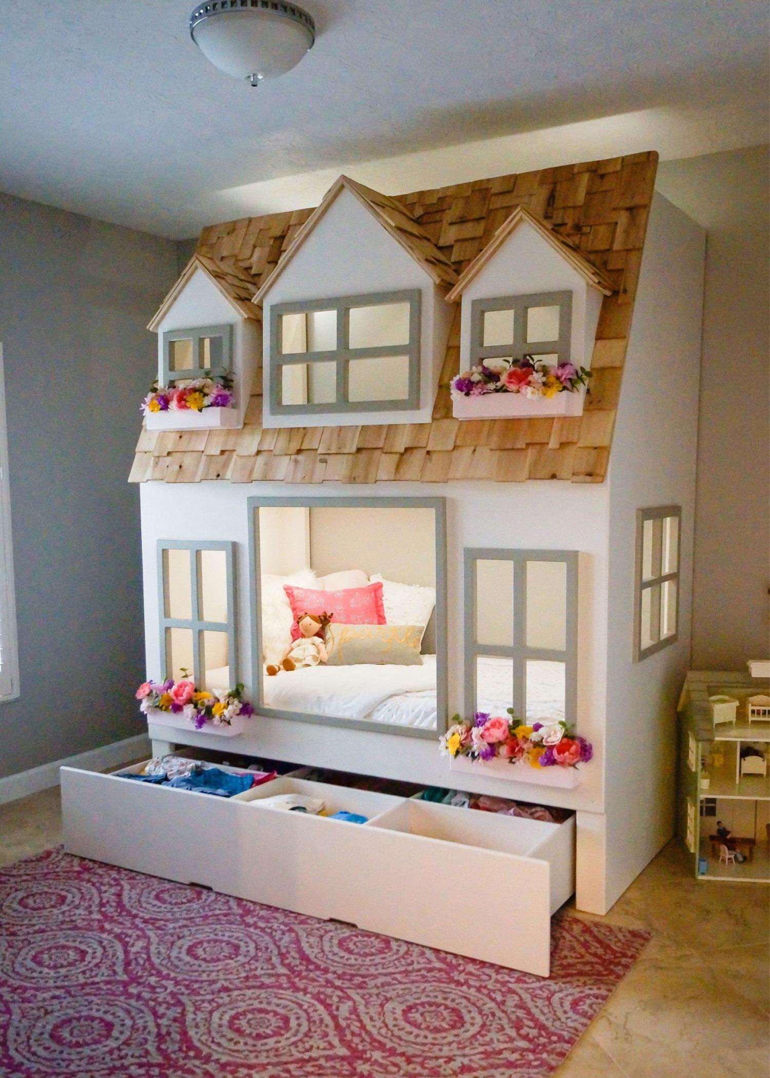Giant doll house bunk bed - Country Cottage Bunk Bed