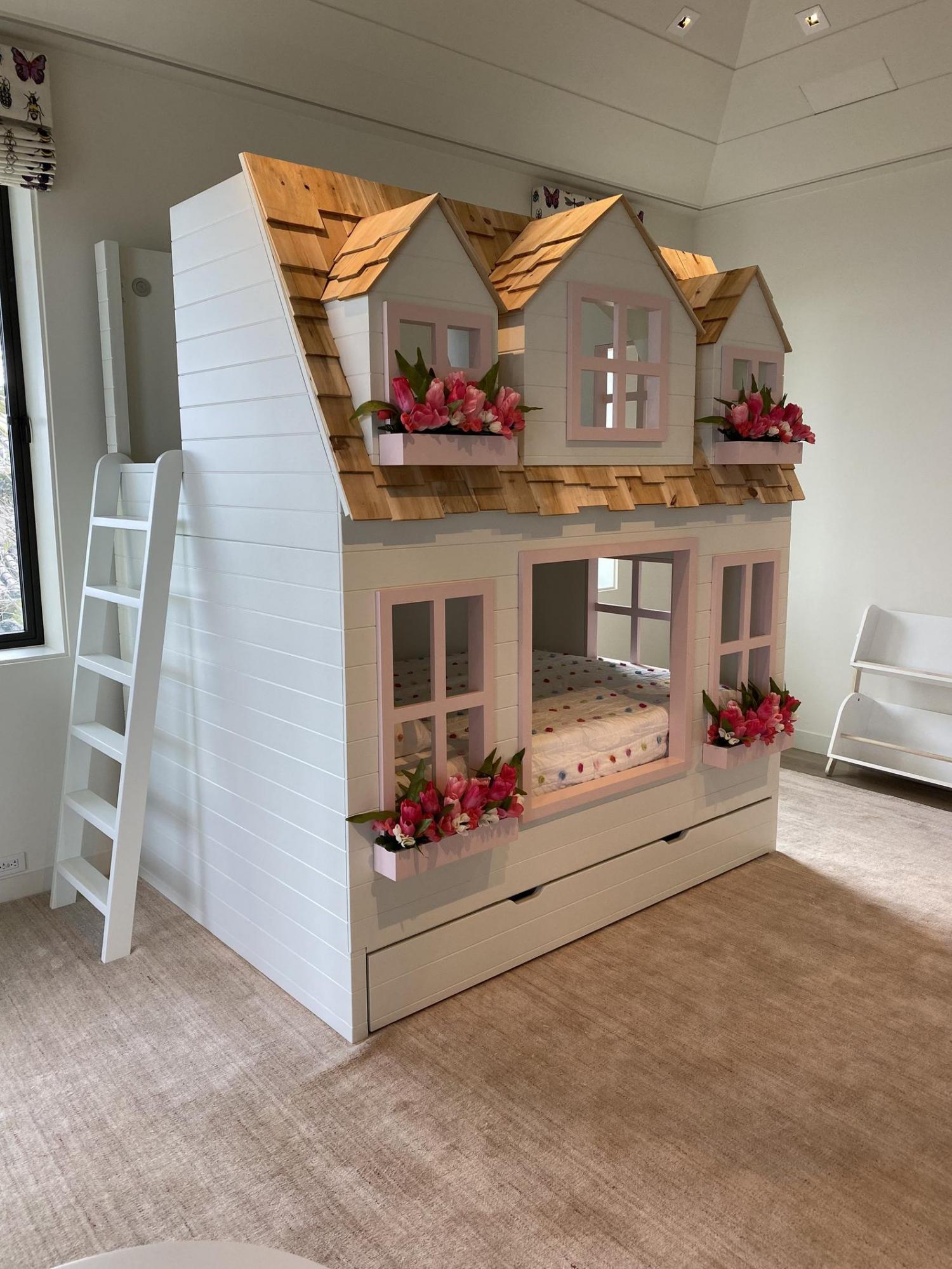Giant doll house bunk bed - Country Cottage Bunk Bed