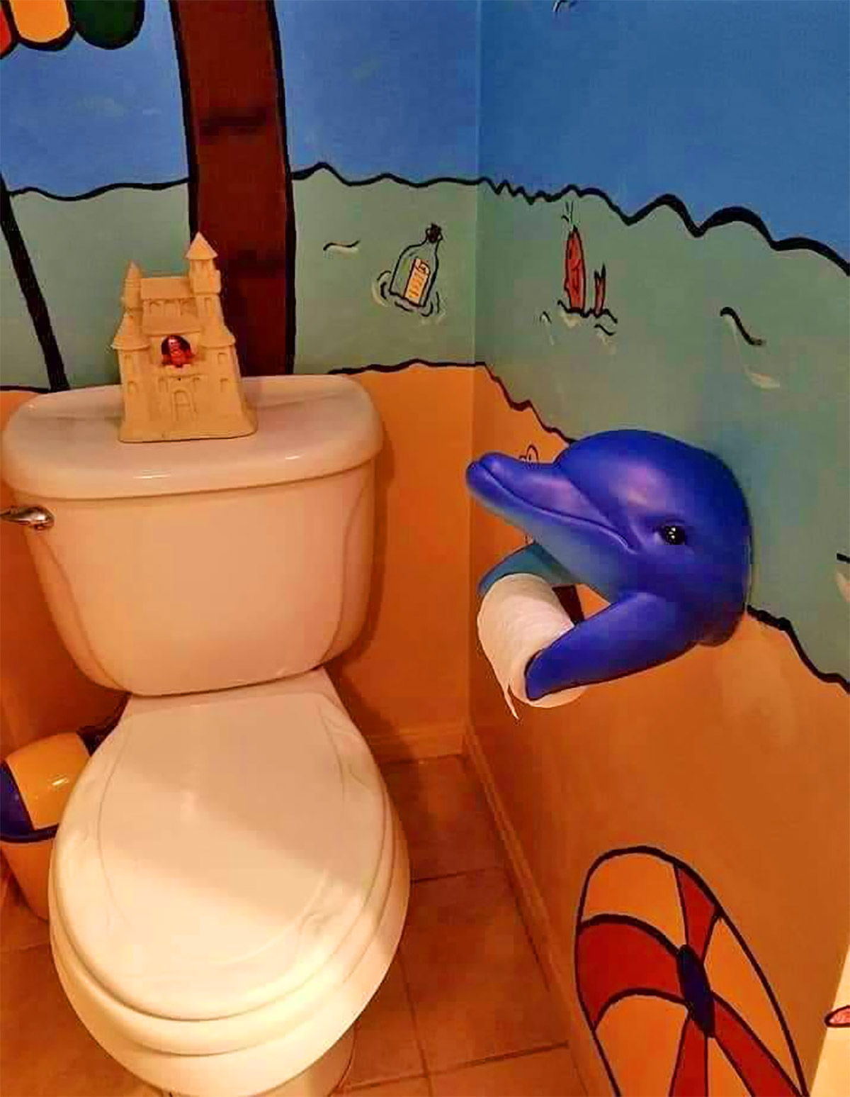 Dolphin Toilet Paper Holder
