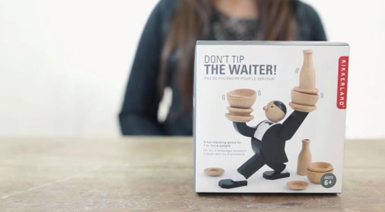Don't Tip The Waiter Stacking Game