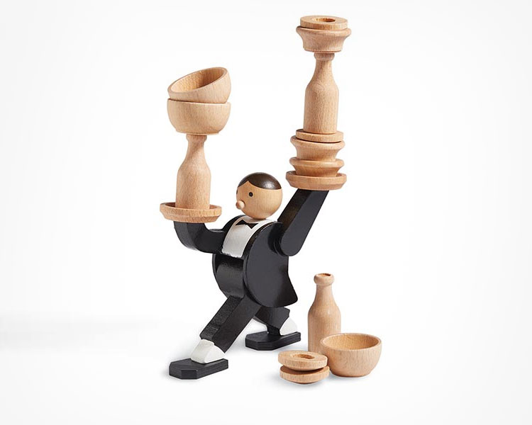 Don't Tip The Waiter Stacking Game