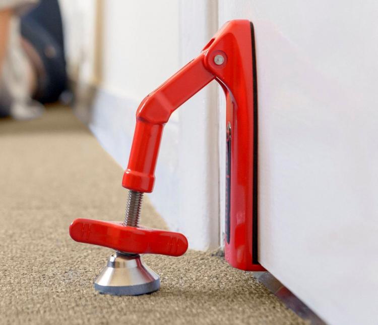 DoorJammer Portable Door Lock That Lets You Lock Any Door - Best travel door lock