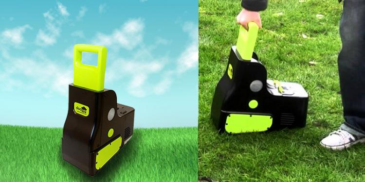 DooUp Auto-Scooping Pooper Scooper, Disinfects Area Afterwards
