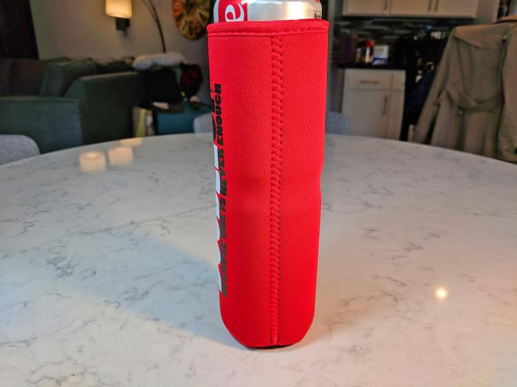 Double-Up Can Cooler - Double beer koozie - extra tall koozie holds 2 cans at a time