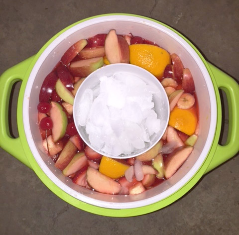Double Container Beverage Cooler Doesn't Dilute Your Drink