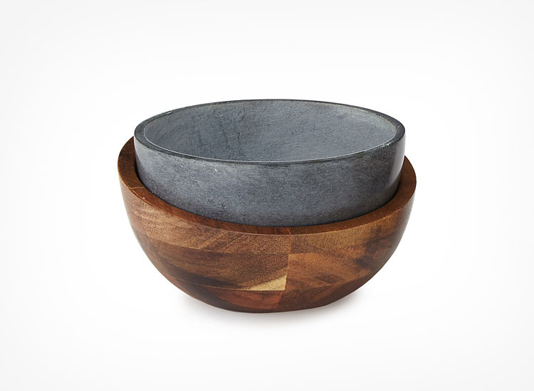 Stone Double Layered Ice Cream Bowl Koozie
