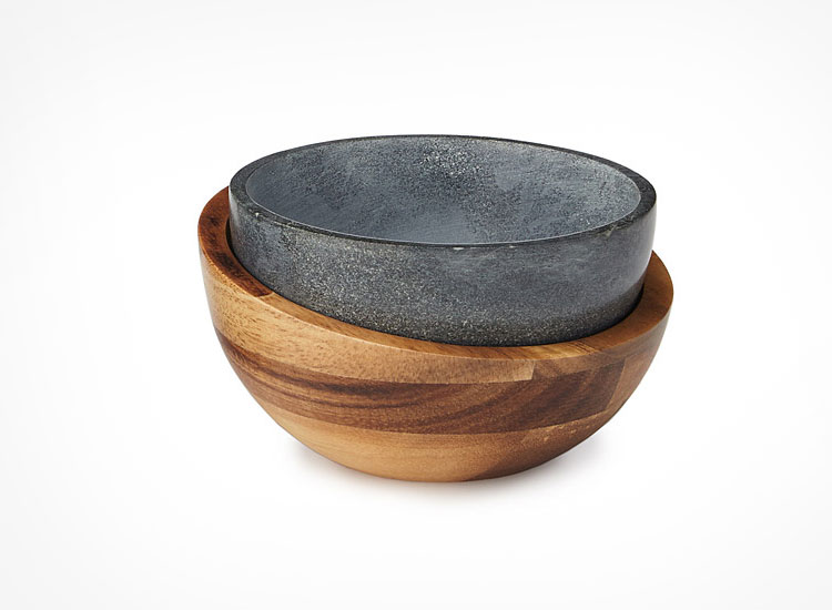 Stone Double Layered Ice Cream Bowl Koozie