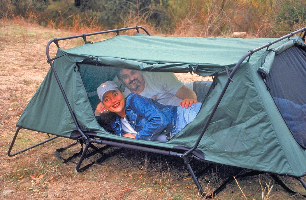 Kamp-rite double tent cot - Fold out sofa bed camping tent
