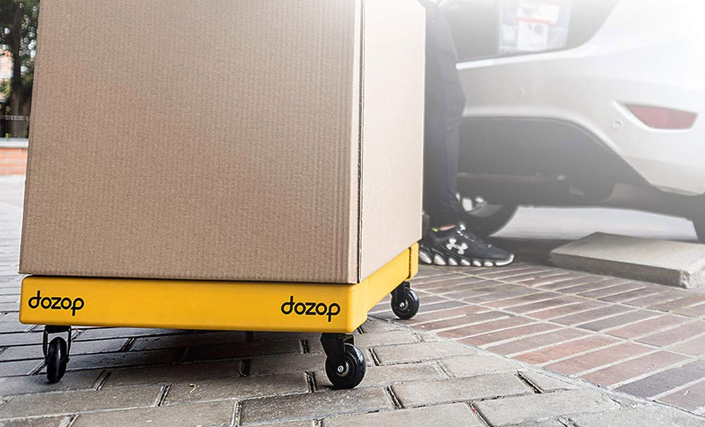 Dozap Collapsible Dolly Cart - Folding portable dolly helps move heavy objects