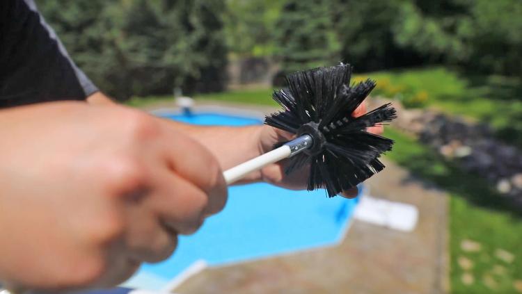 Drill Attachment Dryer Duct Vent Cleaner - Drill bit vent brush