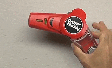 Drill Buddy - Drilling Dust and Debris Vacuum, Laser Leveler, and Bubble Vial Tool