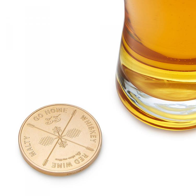 Drinking Decision Coin - Next Drink Decider Coin