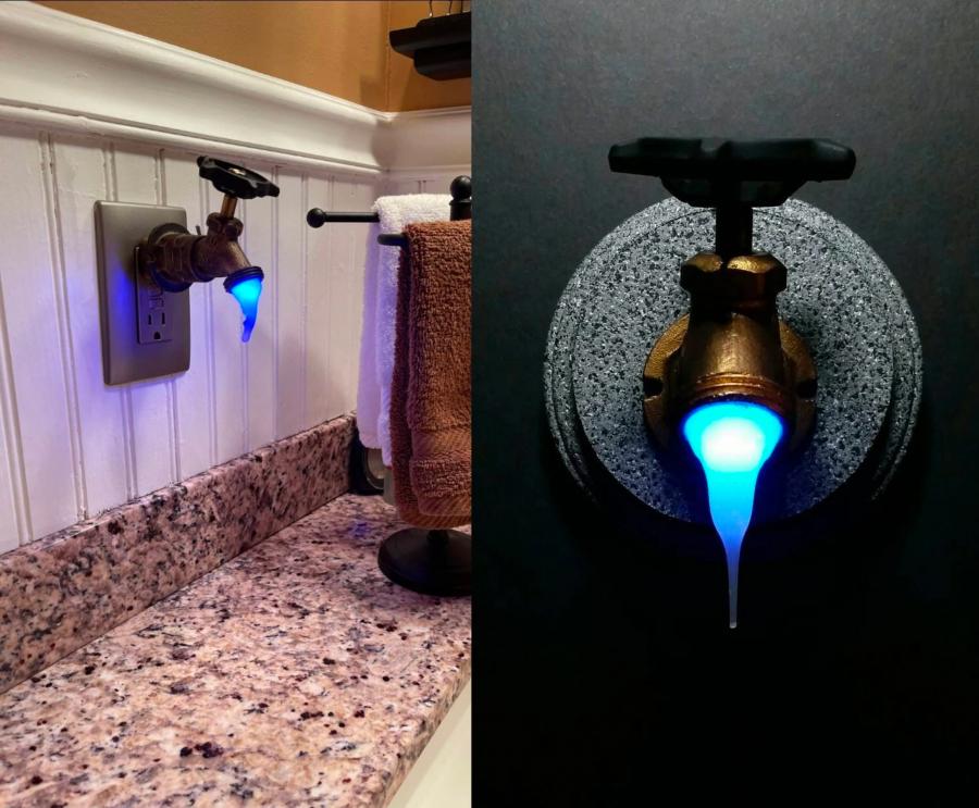Funny Novelty Dripping Outdoor Faucet Spigot Night Light