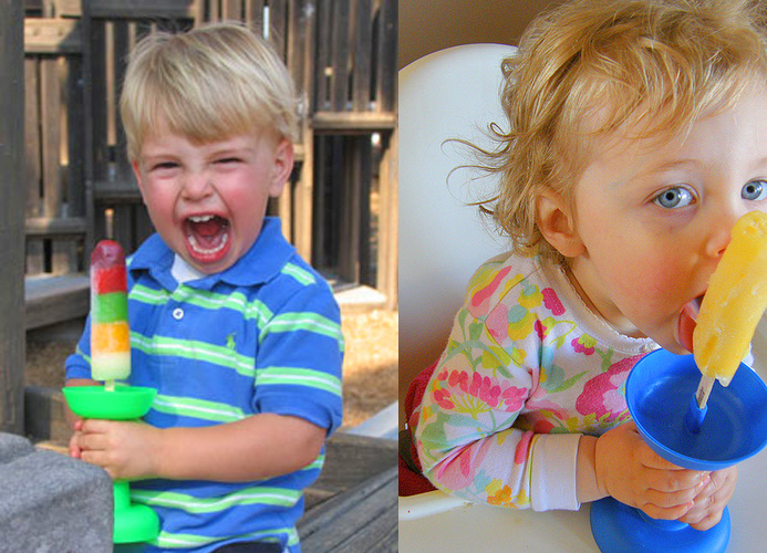 DripStik Ice Cream and Popsicle Holder - Prevents frozen treats from melting and dripping onto kids hands - Sticky hands prevention - Dripstick