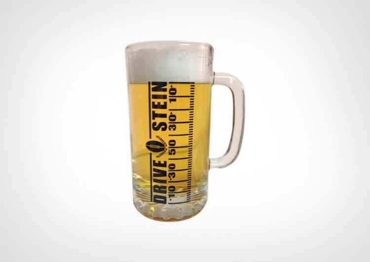 Drive Stein Football Drinking Mug - Track Your Progress With The Game