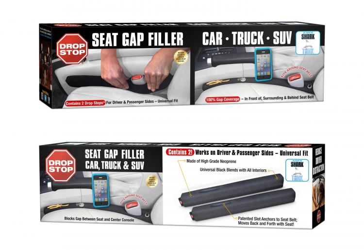 Drop Stop - Car Seat Gap Filler - Prevents Things Dropping In Your Cars Seat Crack