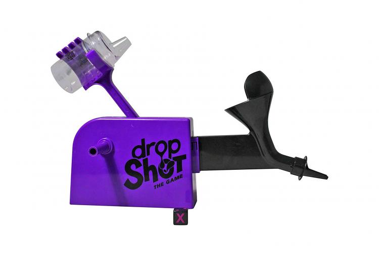 Dropshot drinking game - Russian roulette party game drops a shot in your mouth at random - Hot potato drinking game