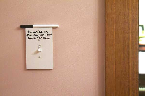 Switch Port Dry Erase Light Switches