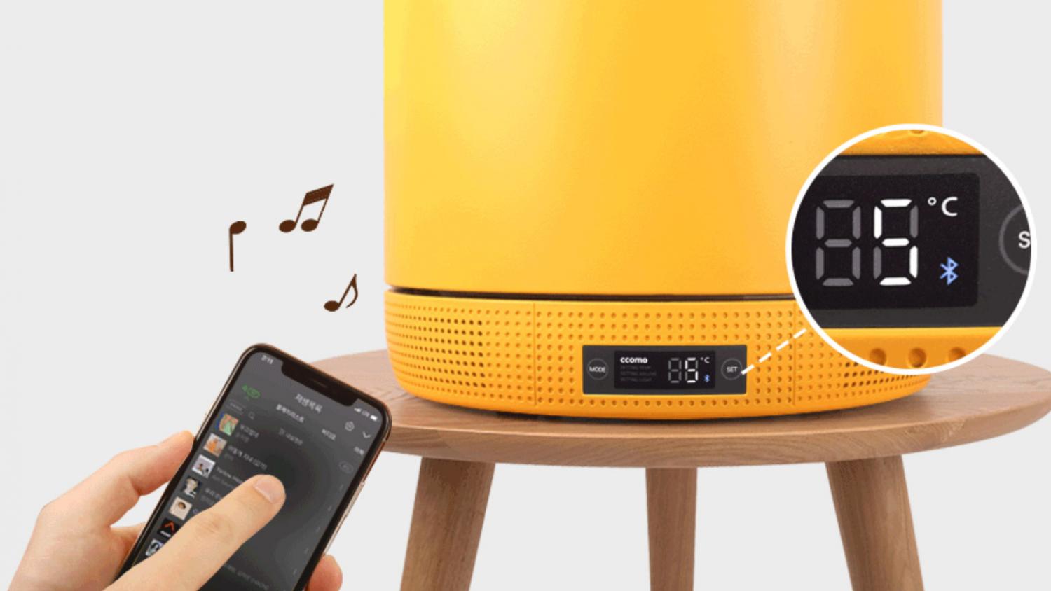 Duck Shaped Mini Fridge Features a Smart Phone Sterilizer and Bluetooth Speaker