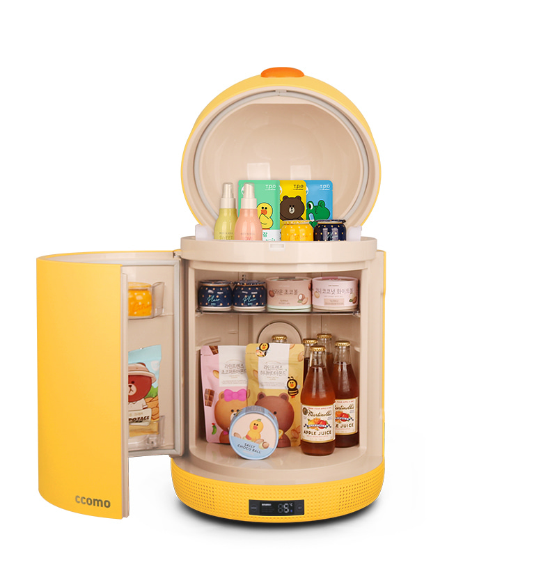 Duck Shaped Mini Fridge Features a Smart Phone Sterilizer and Bluetooth Speaker