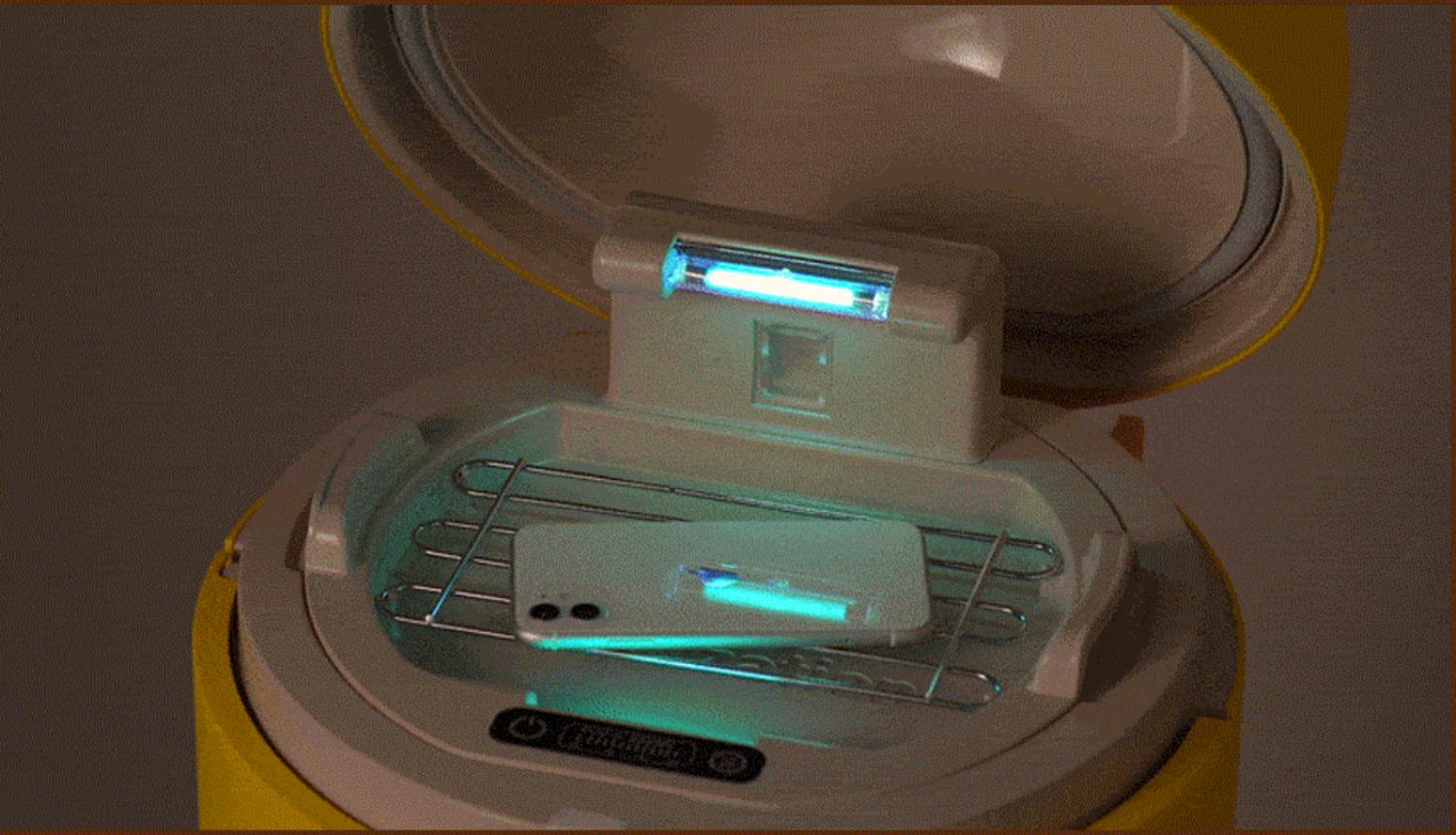 Duck Shaped Mini Fridge Features a Smart Phone Sterilizer and Bluetooth Speaker