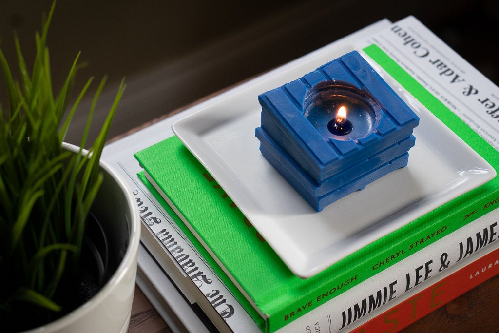 Dumpster Fire Candles - Dumpster shaped candles