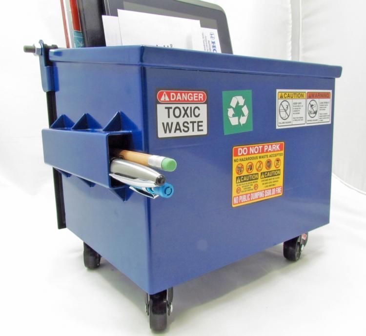 Dumpsty Mini Dumpster - Miniature Replica Dumpster Desk Organizer
